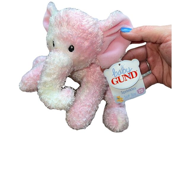 Baby Gund Sprinkles the Pastel Elephant Plush 9
